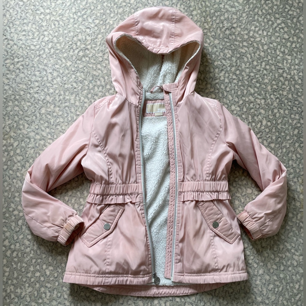 Michael Kors girls raincoat with hood